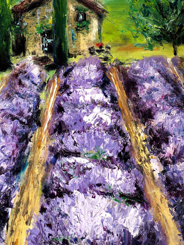 Original Impressionism Rural Life Painting by Ruslana Levandovska