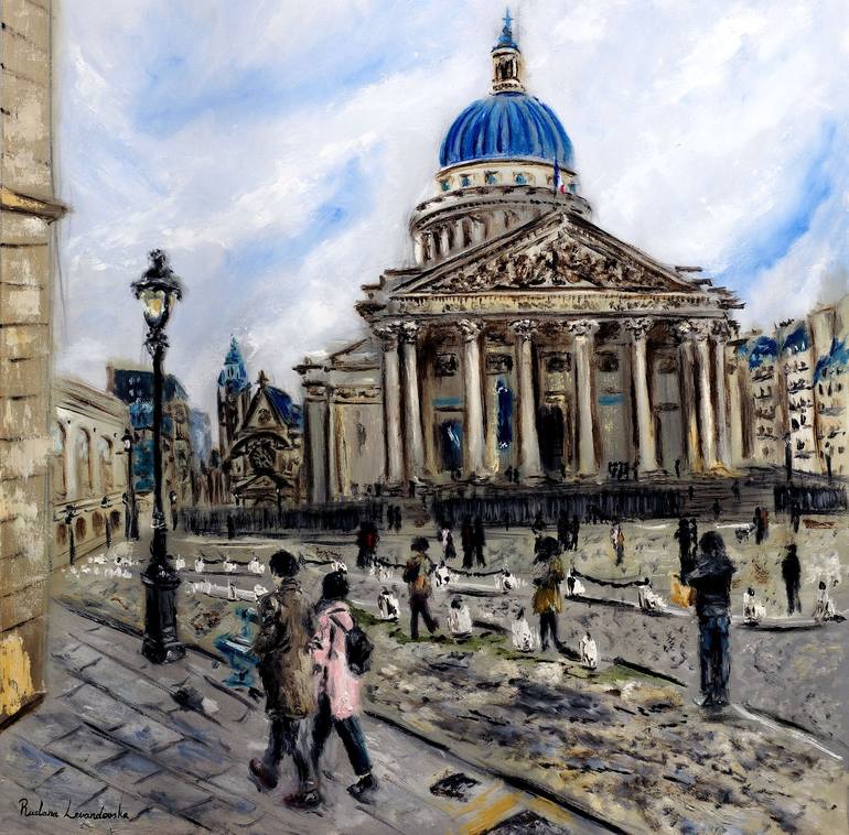 Original Impressionism Cities Paintings by Ruslana Levandovska
