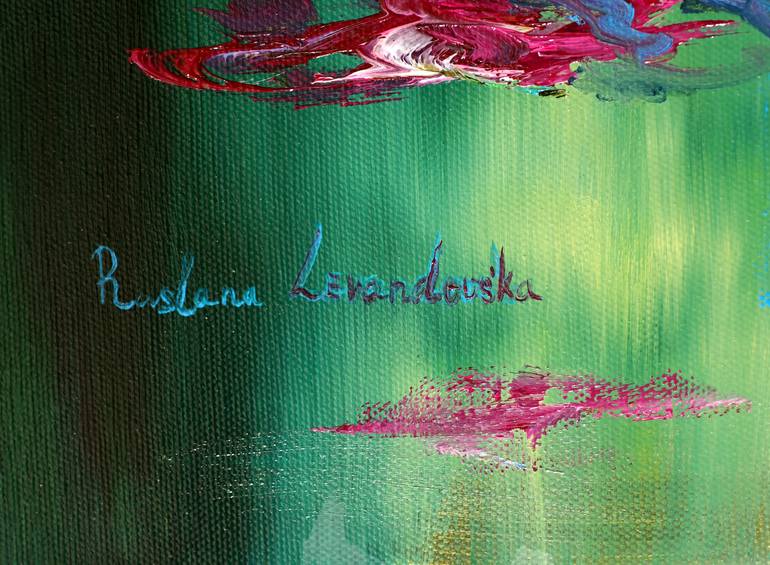 Original Impressionism Nature Painting by Ruslana Levandovska
