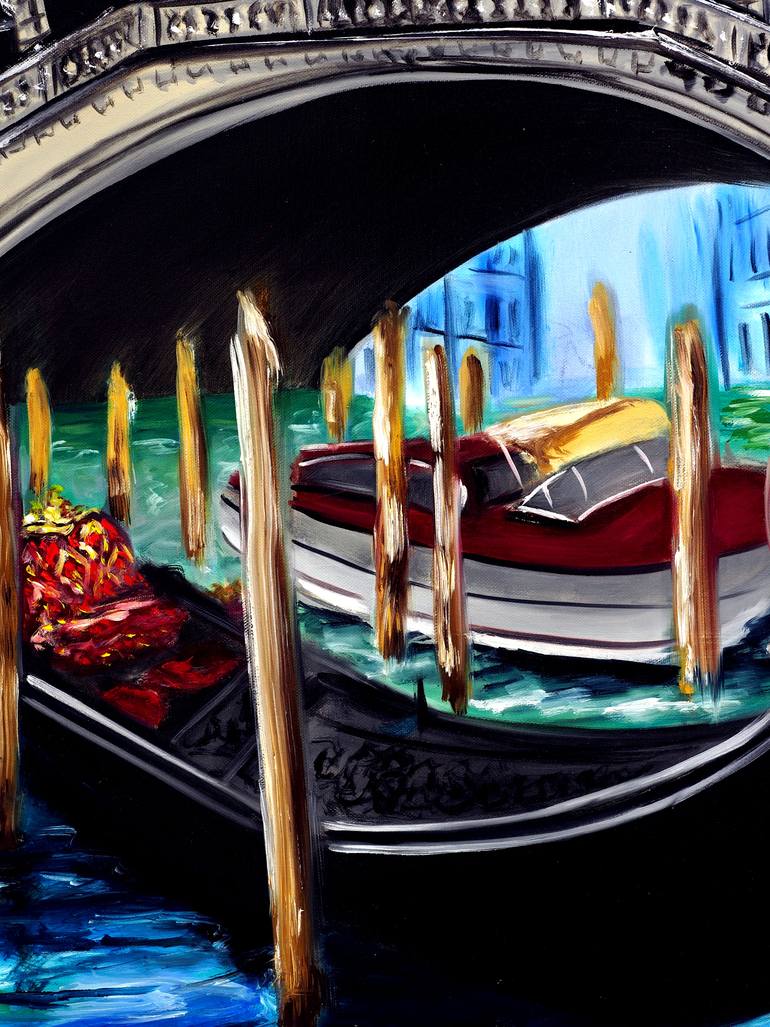 Original Impressionism Cities Painting by Ruslana Levandovska