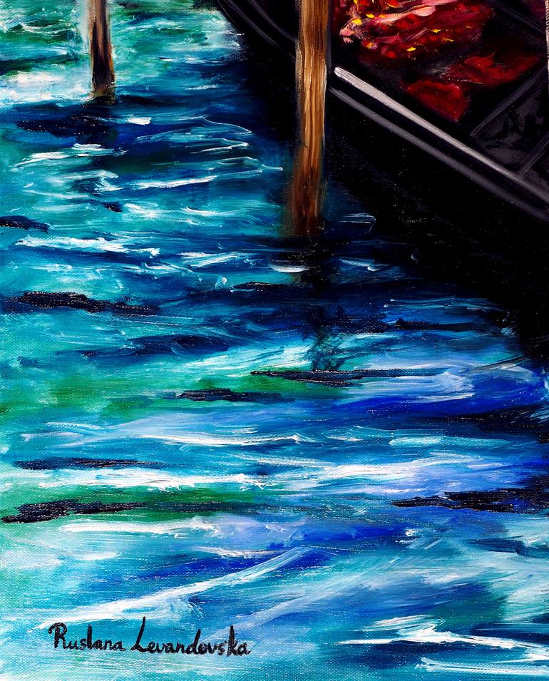 Original Impressionism Cities Painting by Ruslana Levandovska