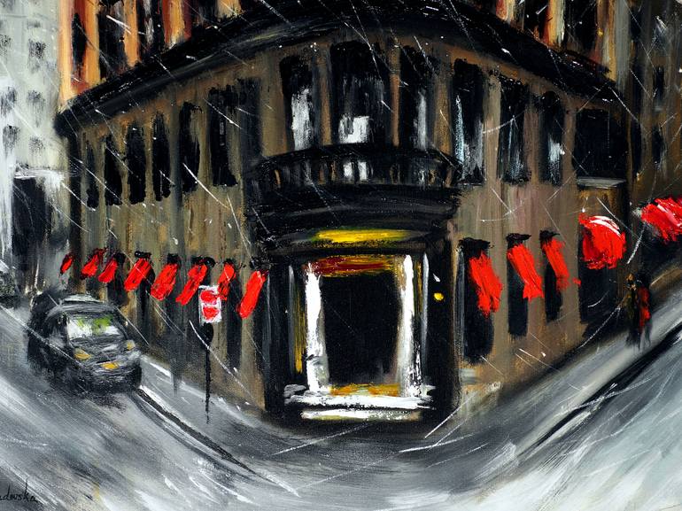 Original Impressionism Cities Painting by Ruslana Levandovska