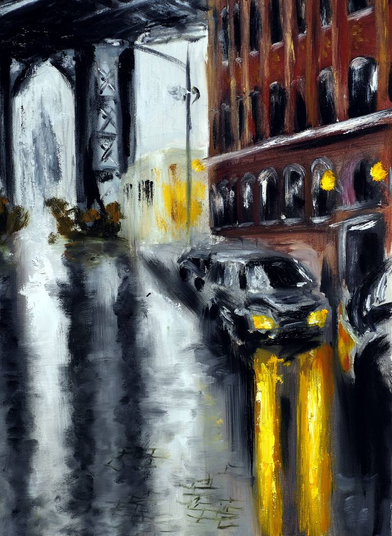 Original Impressionism Cities Painting by Ruslana Levandovska
