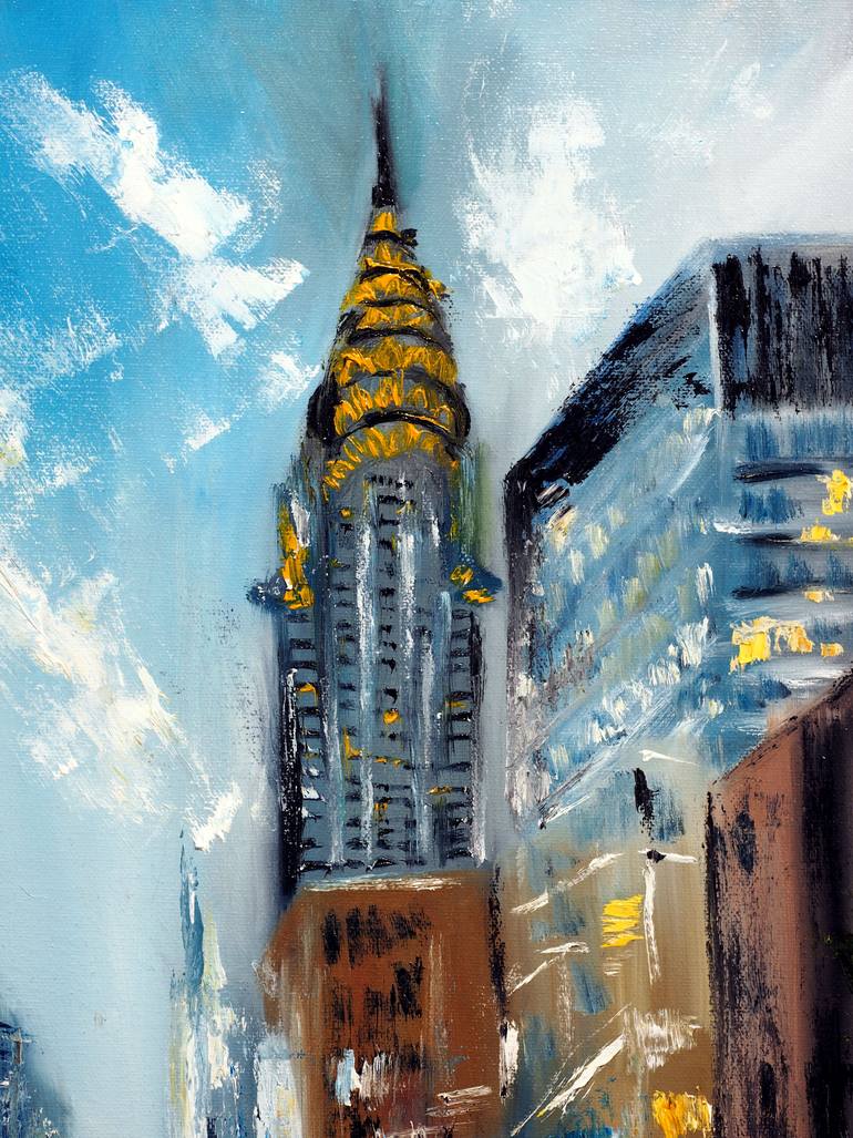 Original Impressionism Cities Painting by Ruslana Levandovska