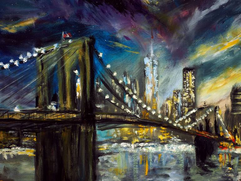 Original Impressionism Cities Painting by Ruslana Levandovska
