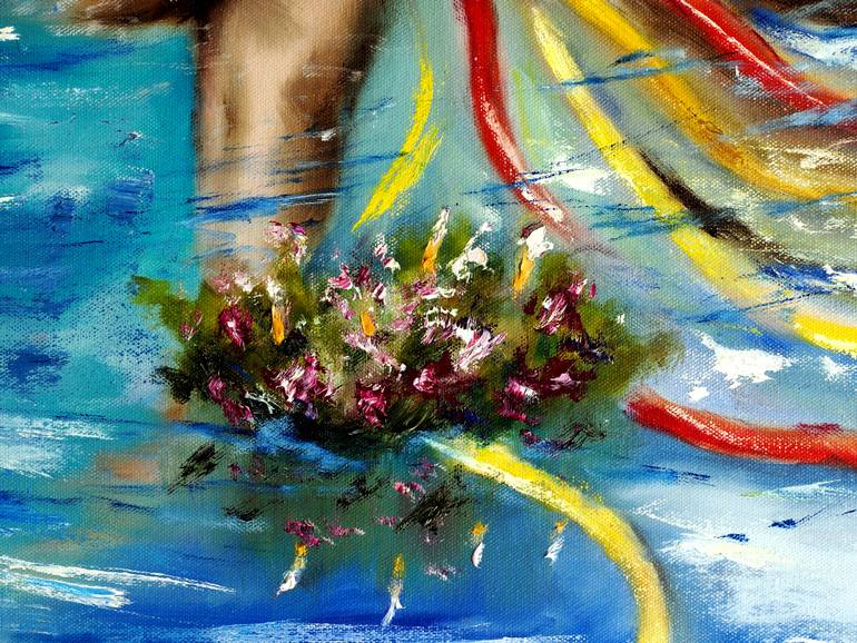 Original Impressionism Women Painting by Ruslana Levandovska