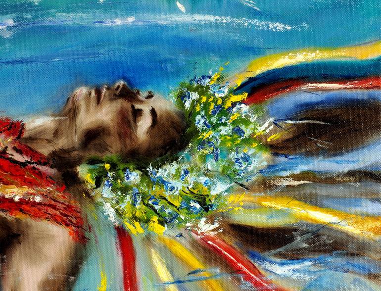 Original Impressionism Women Painting by Ruslana Levandovska