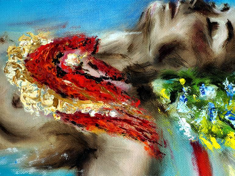 Original Impressionism Women Painting by Ruslana Levandovska