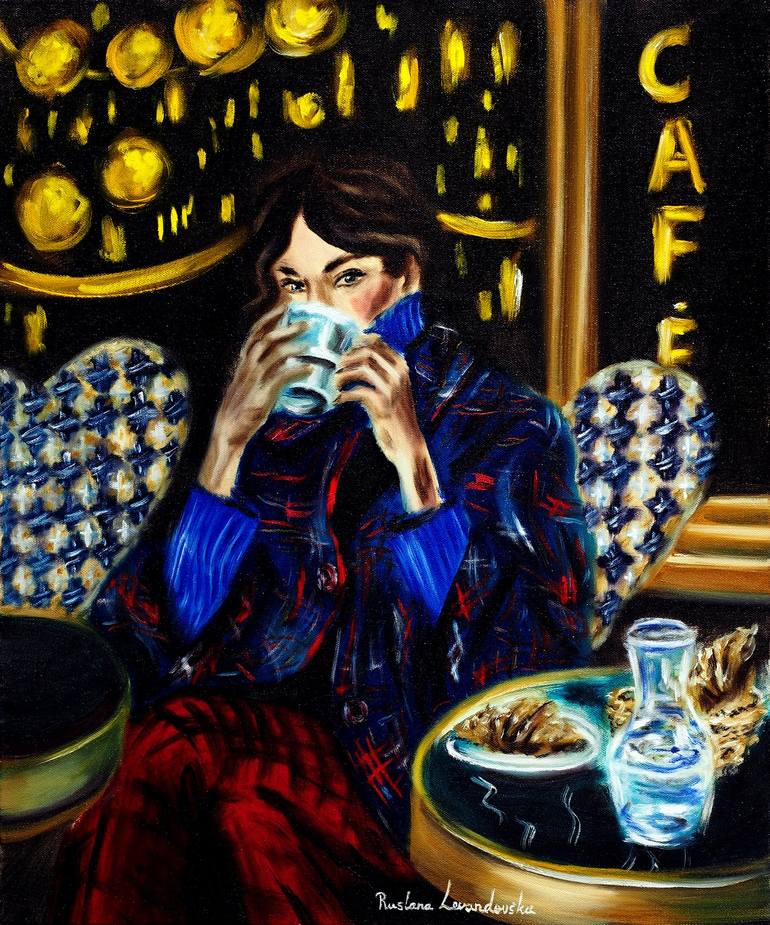 Original Impressionism Women Paintings by Ruslana Levandovska