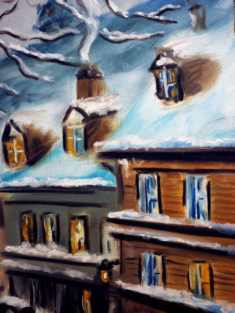 Original Contemporary Cities Painting by Ruslana Levandovska