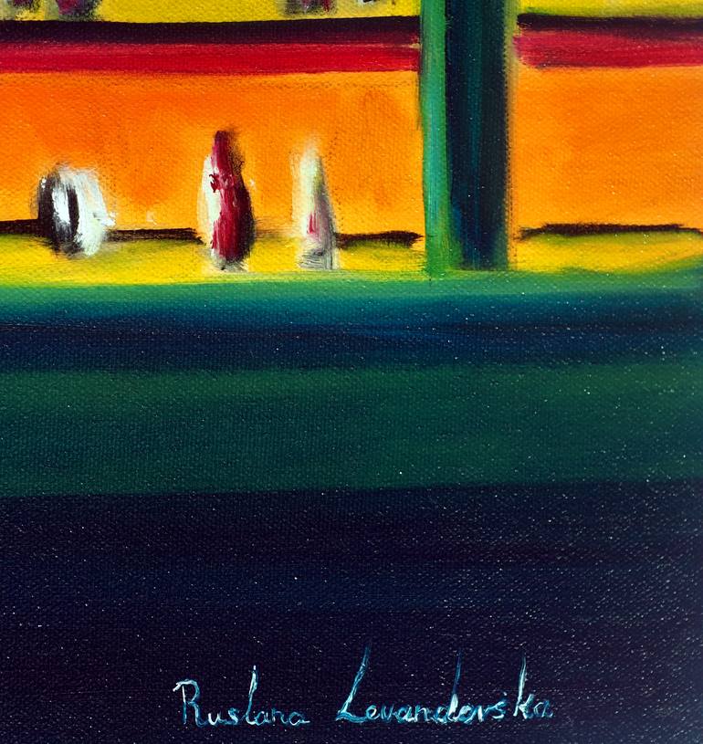 Original Contemporary Cities Painting by Ruslana Levandovska