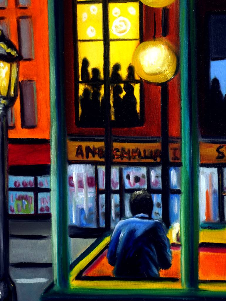 Original Contemporary Cities Painting by Ruslana Levandovska