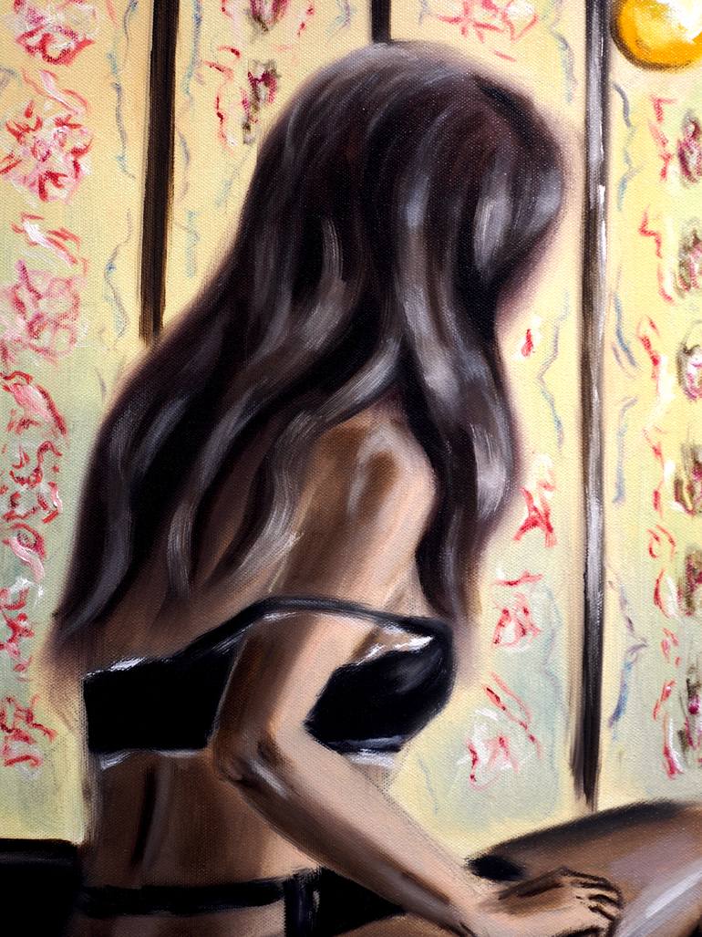 Original Impressionism Nude Painting by Ruslana Levandovska