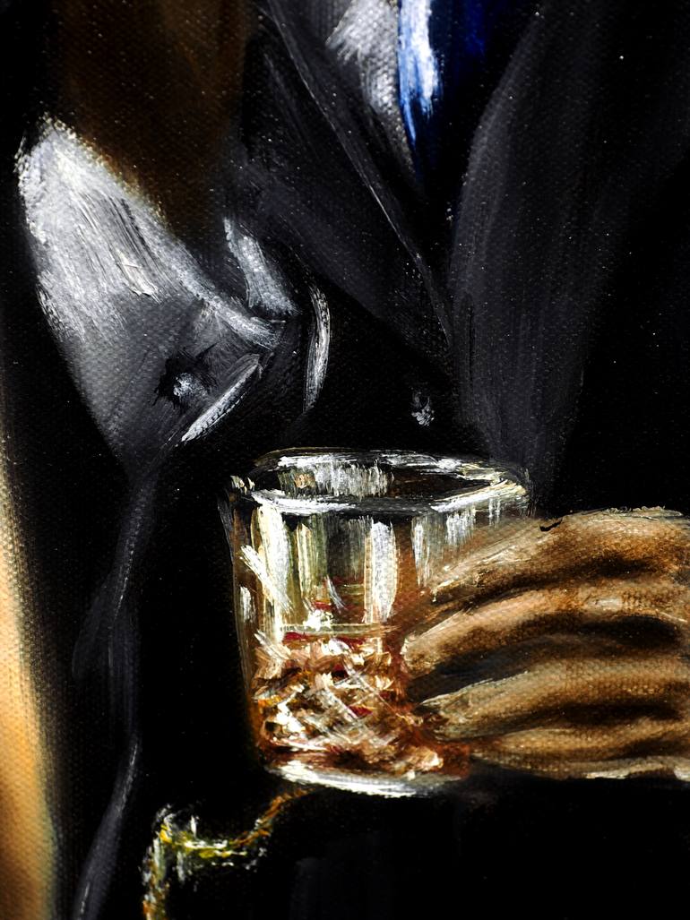 Original Figurative Cinema Painting by Ruslana Levandovska