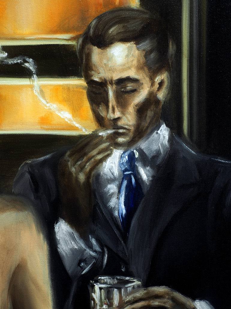 Original Figurative Cinema Painting by Ruslana Levandovska