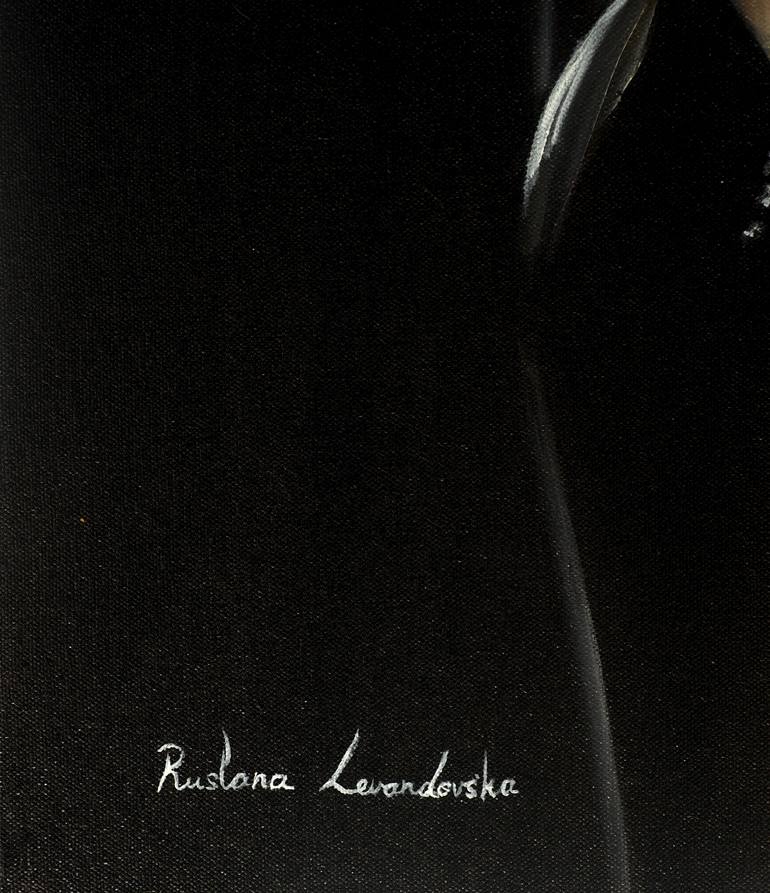 Original Figurative Cinema Painting by Ruslana Levandovska