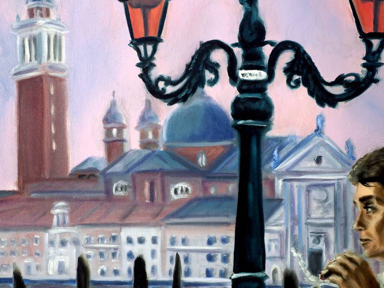 Original Impressionism Men Painting by Ruslana Levandovska