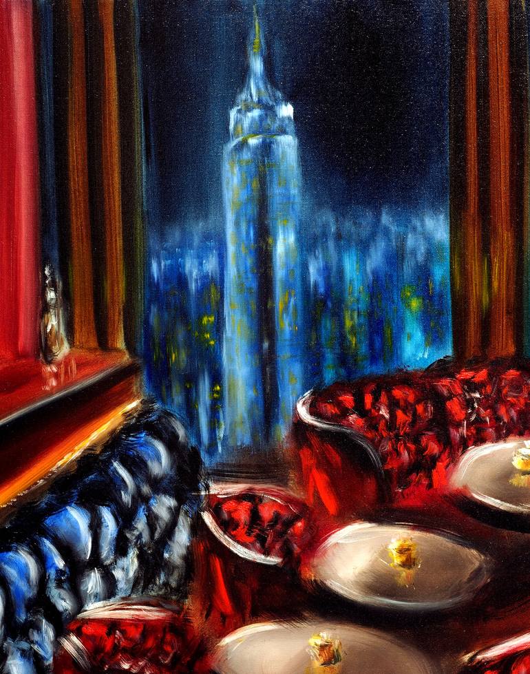 Original Impressionism Cities Painting by Ruslana Levandovska
