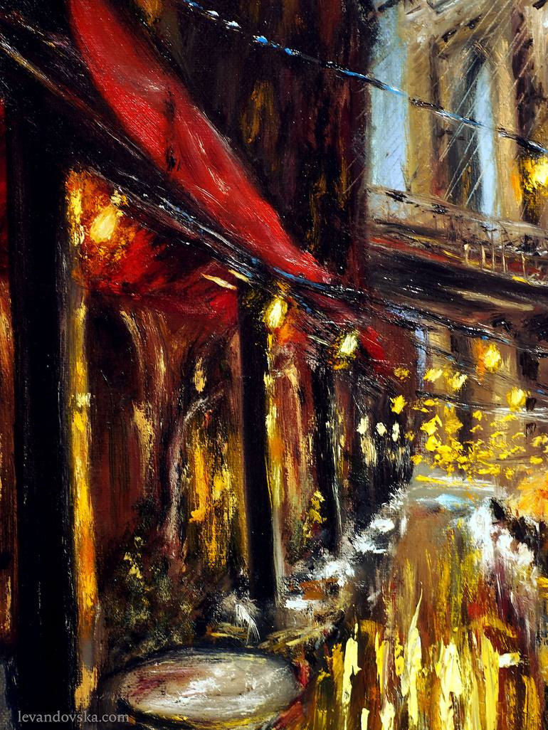 Original Fine Art Cities Painting by Ruslana Levandovska