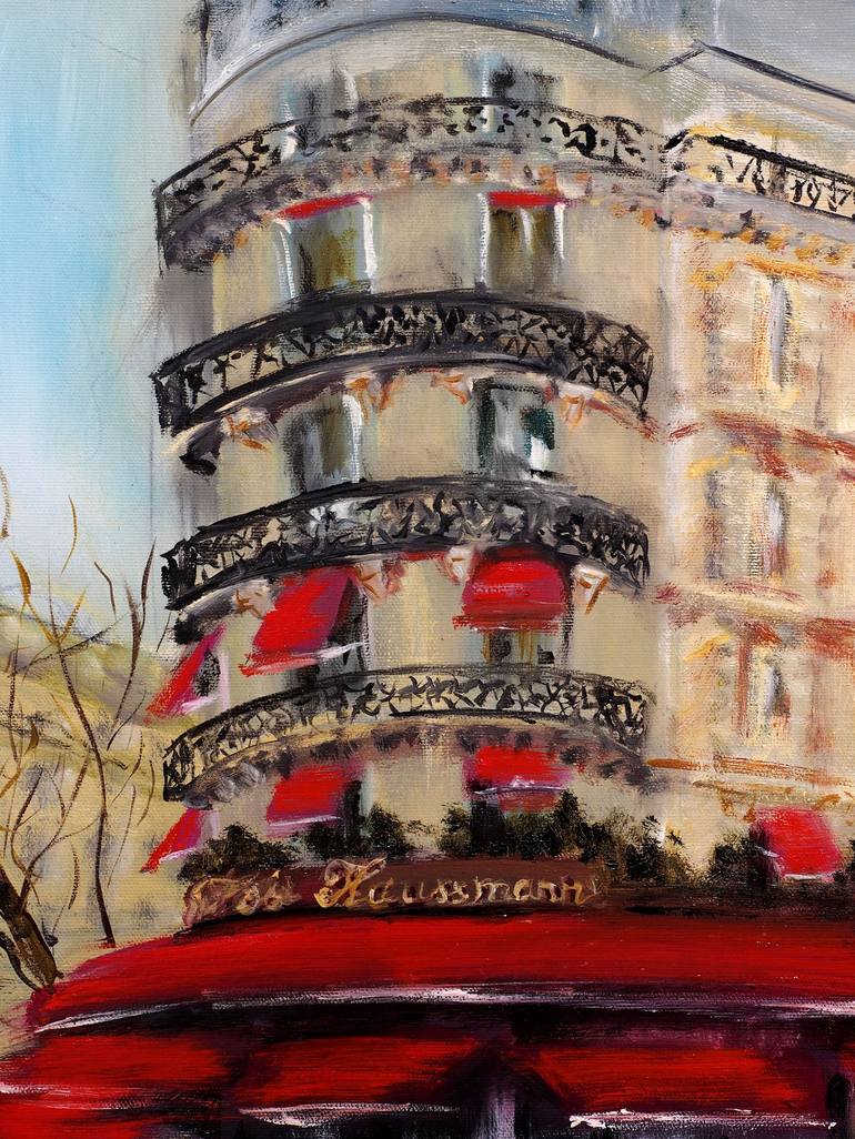 Original Expressionism Architecture Painting by Ruslana Levandovska