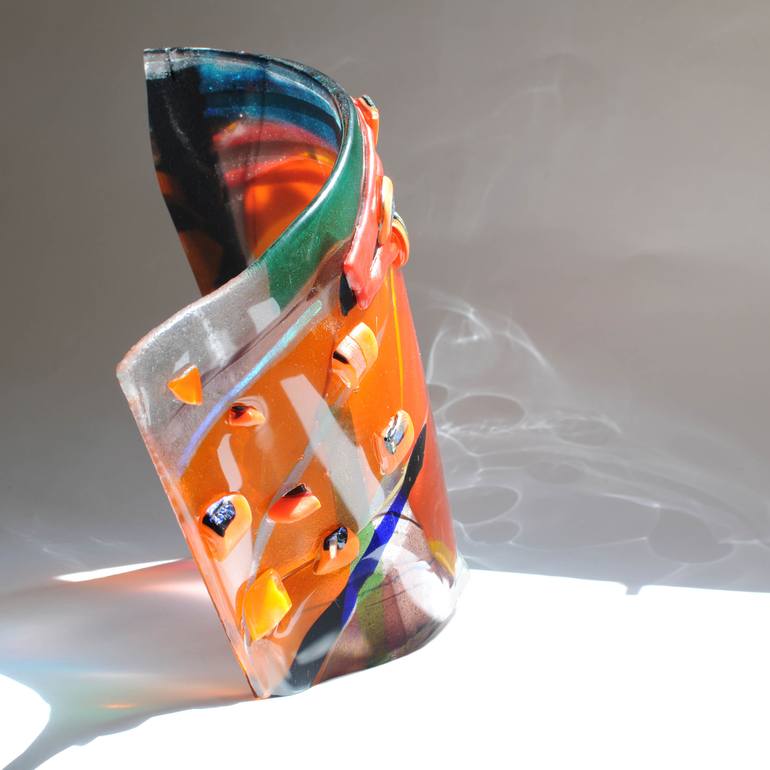 Original Abstract Nature Sculpture by Jan Giliam