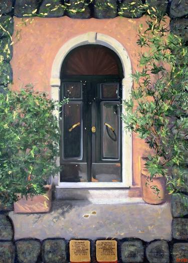 Original Expressionism Architecture Paintings by Davina Perl