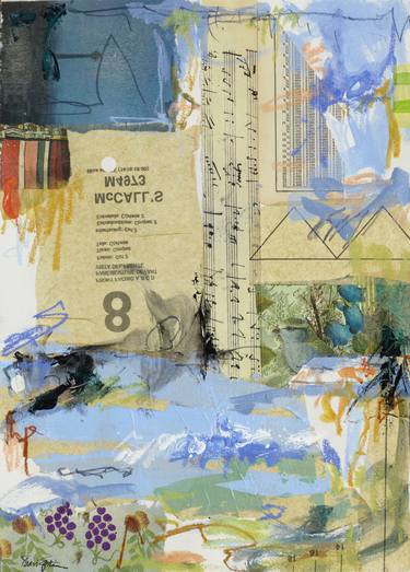 Original Abstract Collage by Shari Epstein