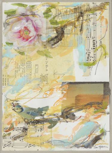 Original Abstract Collage by Shari Epstein