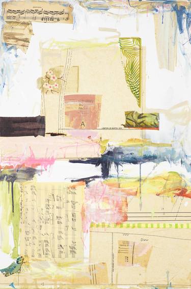 Original Abstract Collage by Shari Epstein