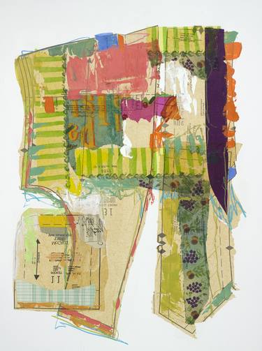 Original Abstract Collage by Shari Epstein