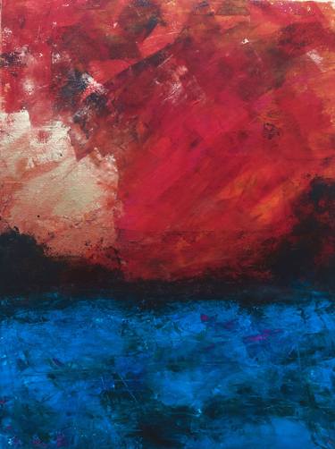 Print of Abstract Seascape Paintings by Francesco Bruno