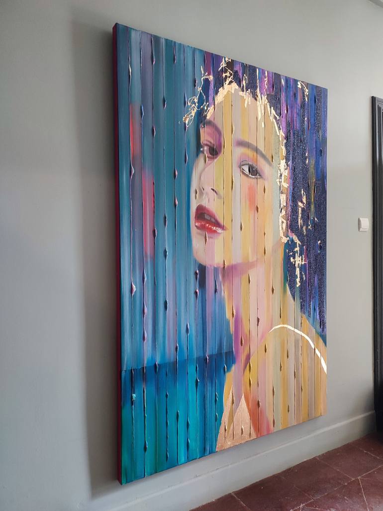 Original Contemporary Women Painting by Christel Delrieu Pétraud