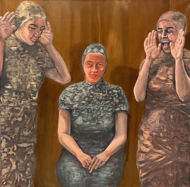 Original Figurative People Painting by Wawrzyniec Gucewicz