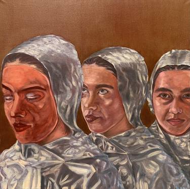 Original Figurative Women Painting by Wawrzyniec Gucewicz
