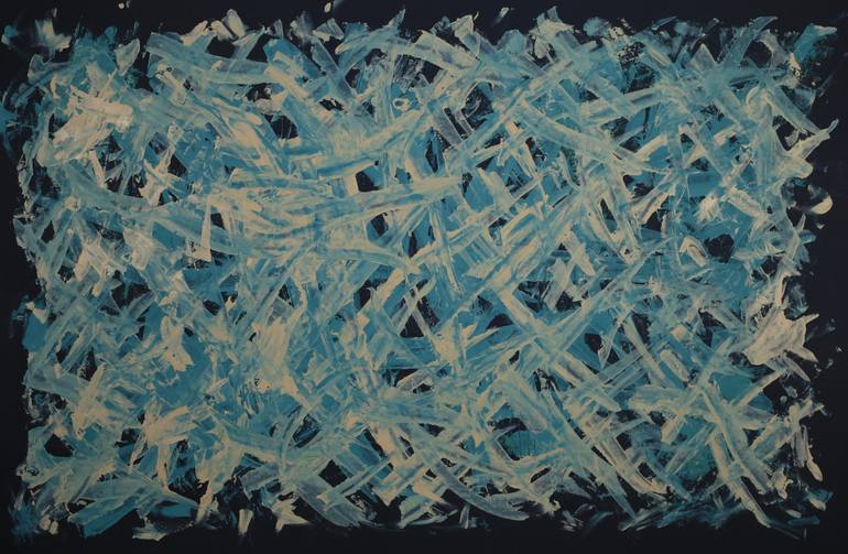 Cold Blue Painting by Elliot Morgan | Saatchi Art