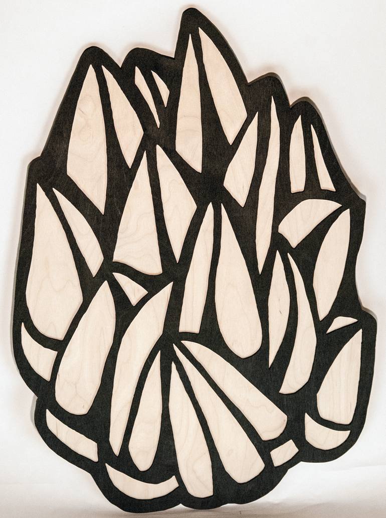 Wooden Flames - Print