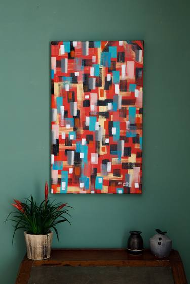 Original Fine Art Abstract Paintings by Phil Smith