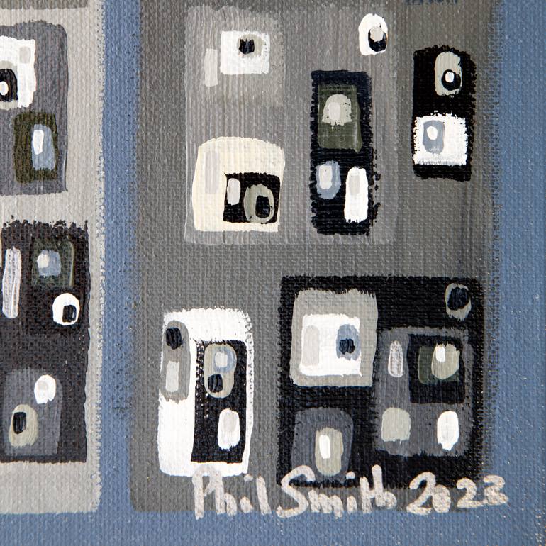 Original Fine Art Abstract Painting by Phil Smith