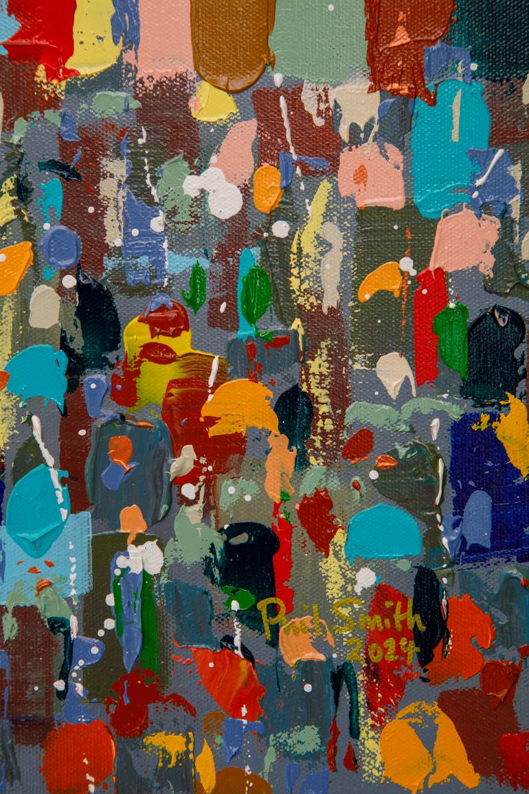 Original Contemporary Cities Painting by Phil Smith