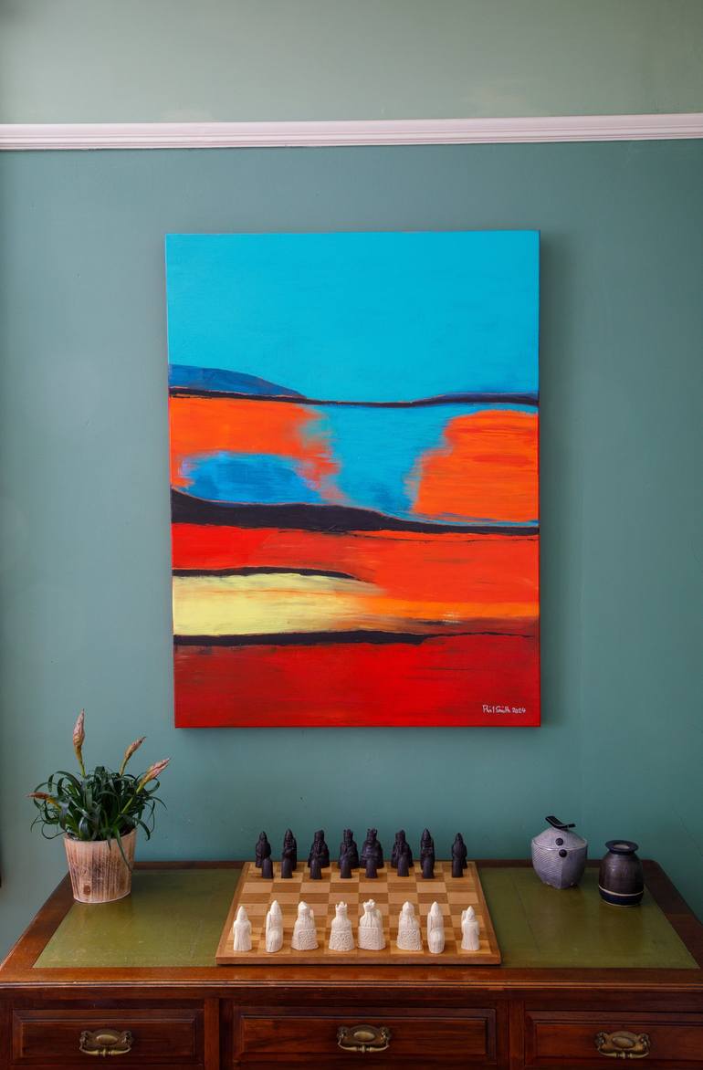 Original Abstract Landscape Painting by Phil Smith