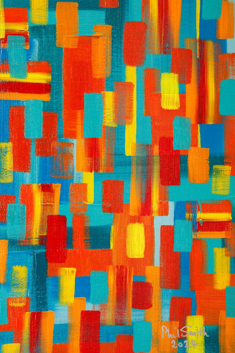 Original Abstract Painting by Phil Smith