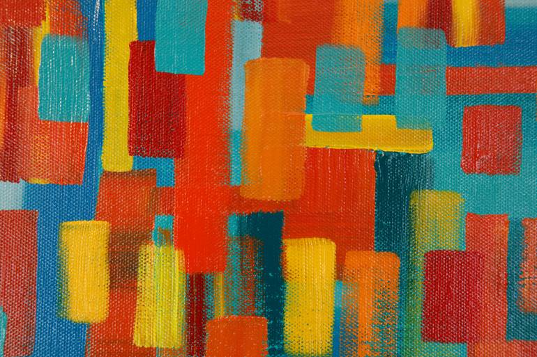 Original Abstract Painting by Phil Smith