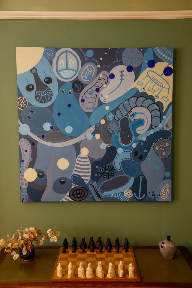 Original Abstract Painting by Phil Smith