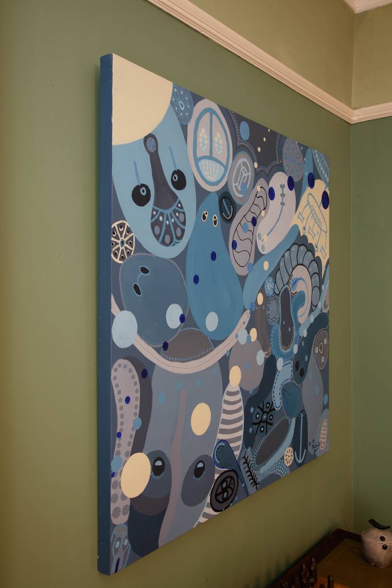 Original Abstract Painting by Phil Smith