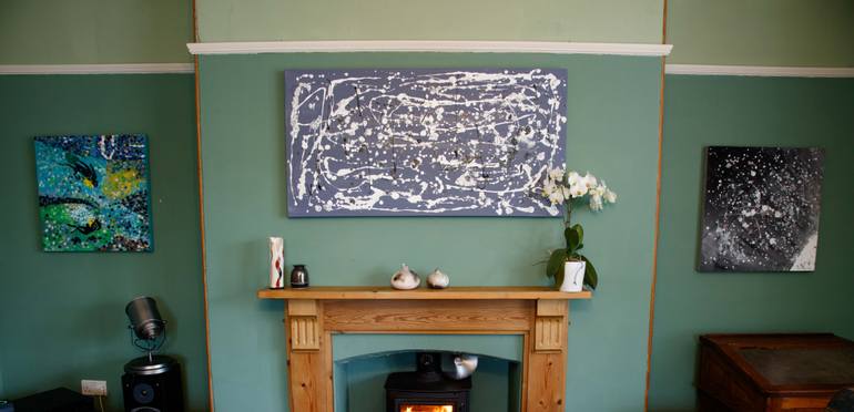 Original Abstract Expressionism Abstract Painting by Phil Smith