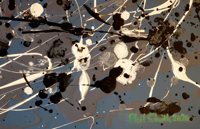 Original Abstract Expressionism Abstract Painting by Phil Smith