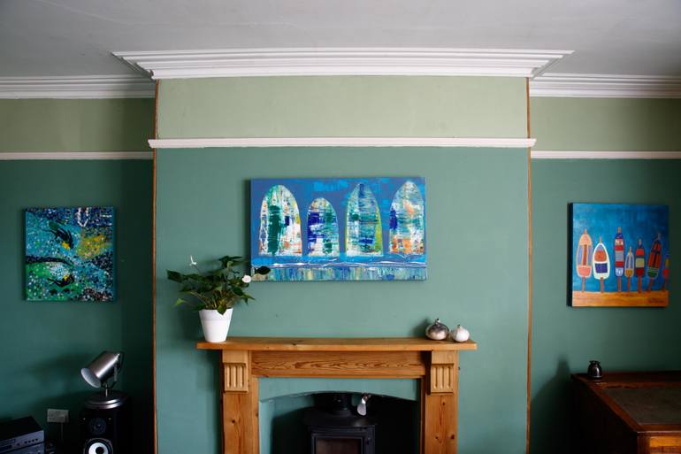 Original Abstract Expressionism Abstract Painting by Phil Smith