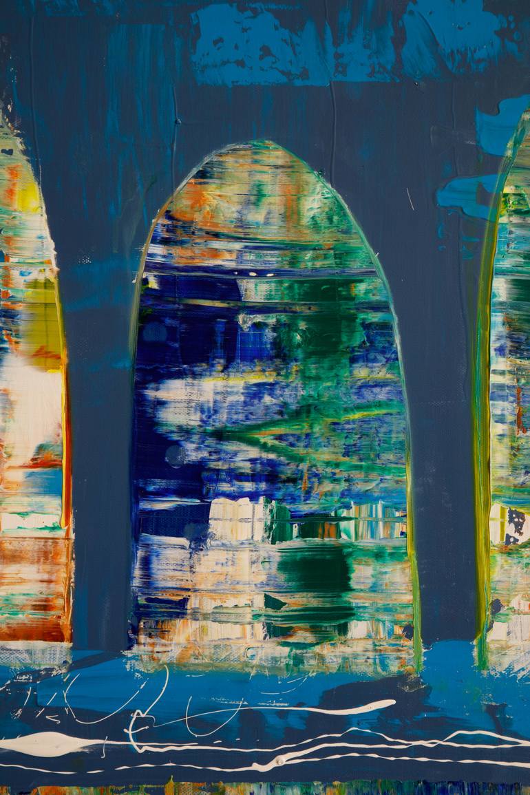 Original Abstract Expressionism Abstract Painting by Phil Smith