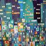 Detail from "Metropolis Skyline"