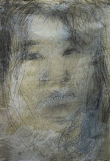 Original Portrait Drawing by JI ONE CHOI